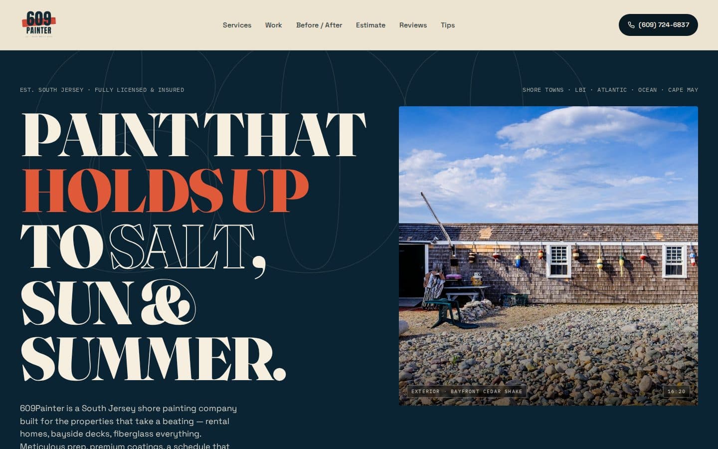 609 Painter homepage